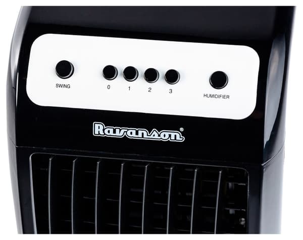 Luftkøler Ravanson KR-1011 4 L 75 W Sort, Sølv, Hvid