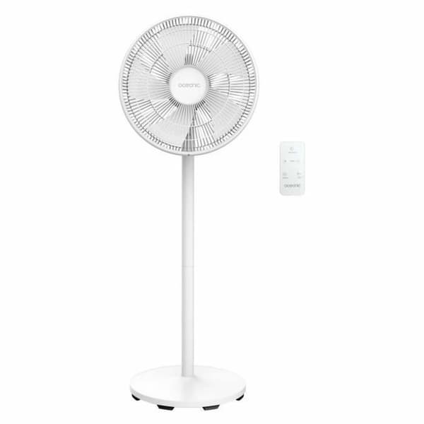 Fritstående ventilator Oceanic Hvid 50 W