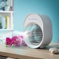 Miniatyrbild 1 av 6: Mini Ultrasonic Luftfuktare Luftkonditionering Med Led Koolizer Innovagoods