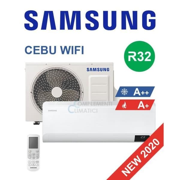 Samsung Climatizzatore Monosplit Inverter Cebu WiFi 12000 BTU R32 F-AR12CBU 2020