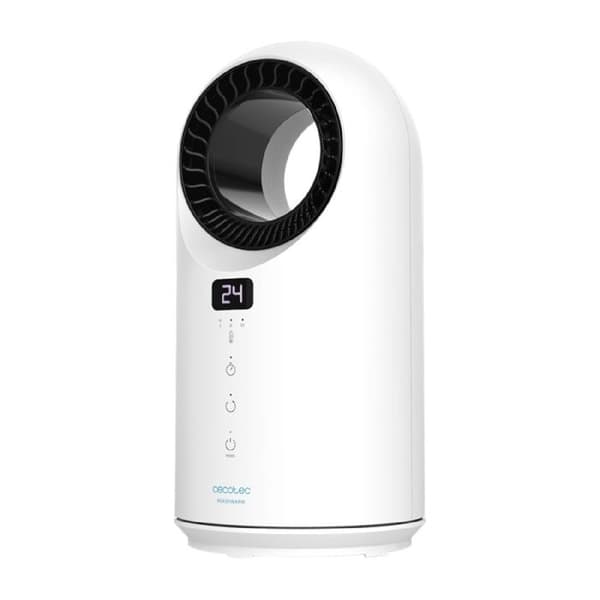 Cecotec Lågförbrukning Uppvärmning Ready Warm 8400 Bladeless Connected. Effekt 1500 W, Wifi, Fjärrkontroll, LED-skärm, Touch, 3 Svart, Vit