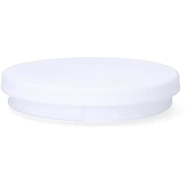 EDM 224 RECAMBIO Cristal Para VENTILADOR 33812 (Ø Interiör 19,5 cm X Ø Exteriör 21,5 cm), Vit