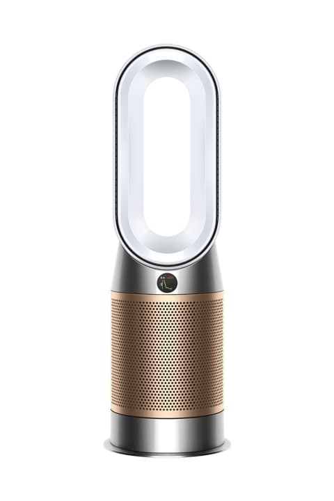 Dyson Purifier Hot + Cool HP09 Formaldehyde, Bladeless cooling fan/heater/cleaner, Floor standing, Gold Silver White