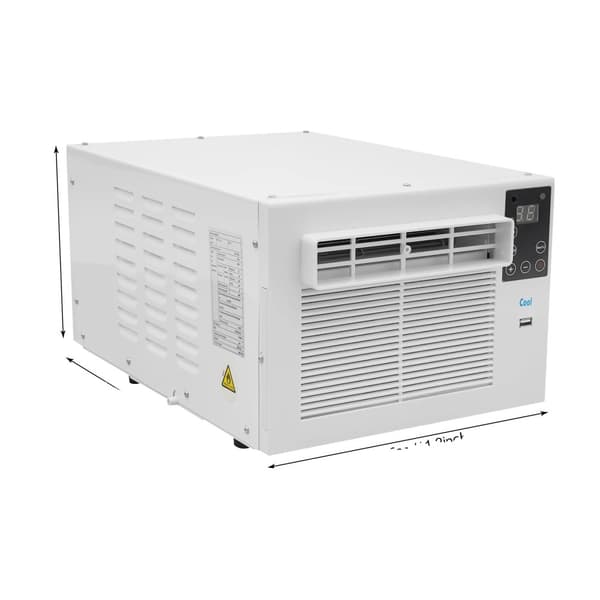 Mini bærbar aircondition, fjernbetjening, stille drift,HVID