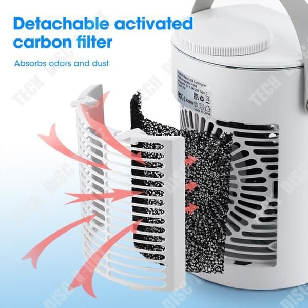 TD® Air Cooler Mobil luftkonditionering Hushållsbefuktning Spray Kallluftkylningsfläkt