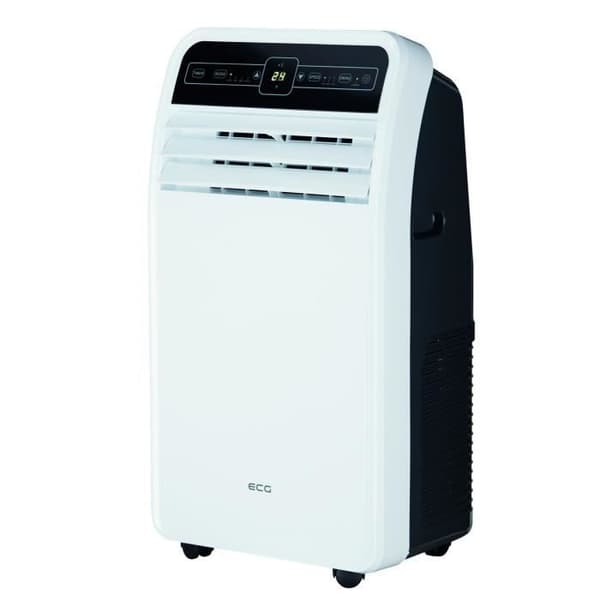 ECG MK104 - Luftkonditionering 9000 Btu / h - 1100W (för yta upp till 20m2) Energiklass A Svart, Vit