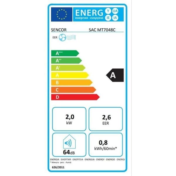 Mobilt klimatsystem - Sencor - SAC MT7048C