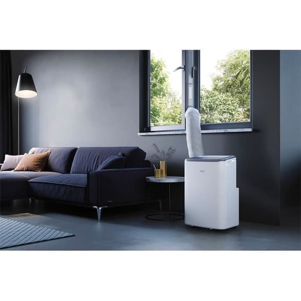 AEG ChillFlexPro AXP26U338CW Monoblock mobil luftkonditionering - Svart, Silver, Vit - Klass A - 1 kWh