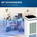 Miniatyrbillede 7 af 10: Rootz Air Cooler - Fan - Aircondition - Fjernbetjening - 3 tilstande - 24 x 28,5 x 60,5 cm - forfriskende brise