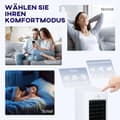 Miniatyrbillede 5 af 9: Aircondition, 3 i 1, 30x30.5x73.5 cm, Hvid