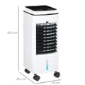 Miniatyrbillede 3 af 9: Aircondition, 3 i 1, 24x28.5x60.5 cm, Hvid