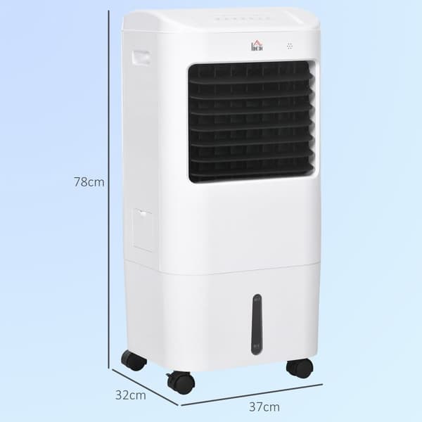 Aircondition, 3 i 1 Mobil, 37x32x78 cm, Hvid