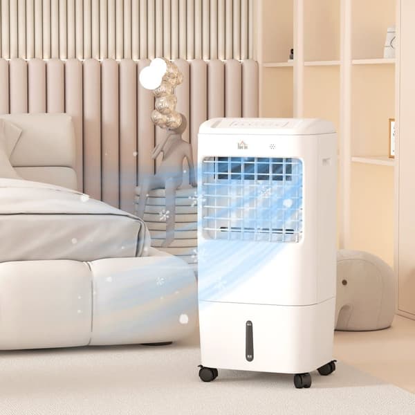 Aircondition, 3 i 1 Mobil, 37x32x78 cm, Hvid