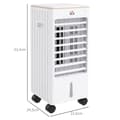 Miniatyrbillede 3 af 9: Bærbar Aircondition, 3 i 1 65W, 22.5x24.5x53.5 cm, Hvid