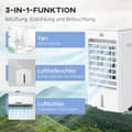 Miniatyrbillede 4 af 9: Bærbar Aircondition, 3 i 1 65W, 22.5x24.5x53.5 cm, Hvid
