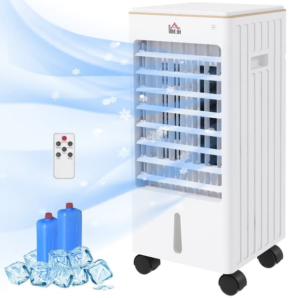 Bærbar Aircondition, 3 i 1 65W, 22.5x24.5x53.5 cm, Hvid
