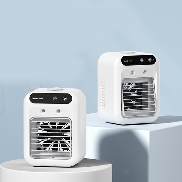 Lille klimaanlægsventilatorBærbar befugtningsventilatorBærbar køleventilator