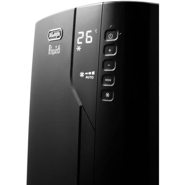 DELONGHI PAC EX120 mobil luftkonditionering - 3000 W - 11500 BTU - Avfuktning - Tyst - Energiklass A - Fjärrkontroll