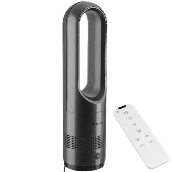 Tornfläkt Polar, 80° oscillation, inkl. timer - antracit
