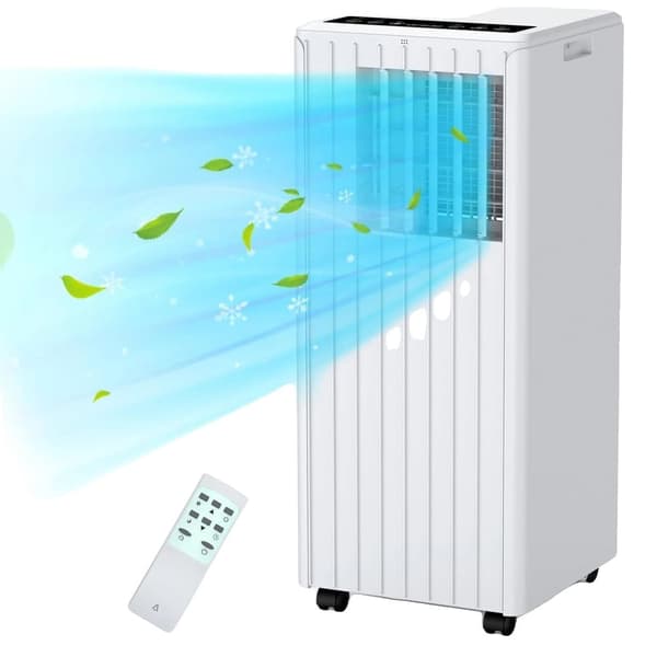 Bærbar Aircondition, 9000 BTU/kølekapacitet, 42L/dag affugtning,EU