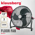 Miniatyrbillede 3 af 7: Gulvventilator med cirkulationsfunktion 100w Klausberg Kb-7517 Lumarko!