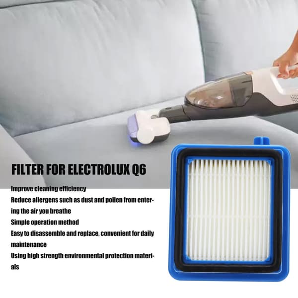 2 sarjaa suodatinelementin vaihto Electrolux Q6 Q7 Q8 WQ61 WQ71 WQ81 pölynimurin lisävarusteille