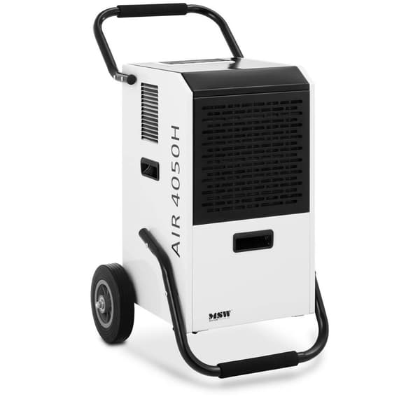 MSW Byggavfuktare - 50 l / 24 h - 40 - 65 m² - 628 m³/h - 7 L - Med handtag