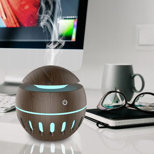 Öppen Luftfuktare Air diffuser + 4 doftoljor