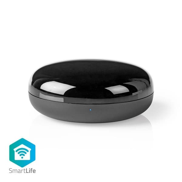 Nedis SmartLife IR fjärrkontroll | Wi-Fi | Universell | Signalområde: 5 m | 38 KHz | USB ström | Android™ / IOS | Svart