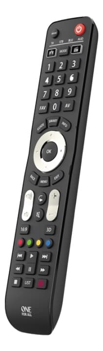 One For All URC 7145 Universal Remote Control - Evolve 4 Svart
