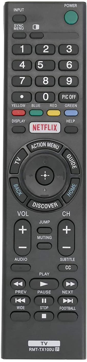Universell fjernkontroll for SONY Smart TV RMT-TX100U