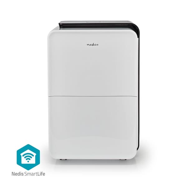 Nedis SmartLife Avfukter | Wi-Fi | 30 l/Døgn | Avfukting / Kontinuerlige / Tørr klesvask / Ventilasjon | Android™ / IOS | Justerbar hygrostat | 210 m³