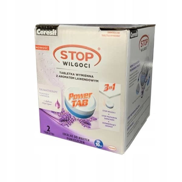 2x CERESIT AERO LAVENDELSTOPP FUKTUPPGIFTER 300g