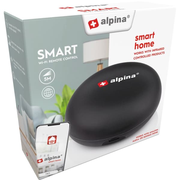 Alpina WiFi Smart Universal Fjärrkontroll IR