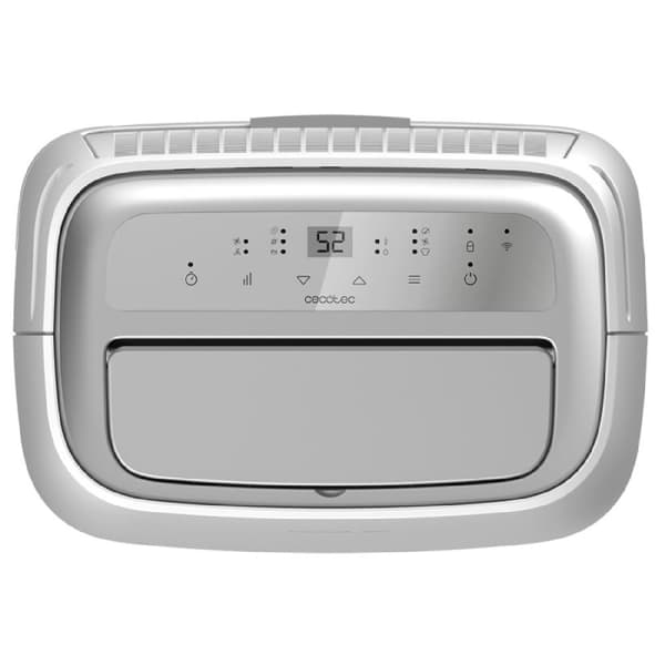 Cecotec 30 L/day dehumidifier with 6 L removable tank, Wi-Fi control, laundry drying function and 24 hour timer.