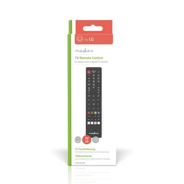 Nedis Ersättnings Fjärrkontroll | Passar till: LG | Förprogrammerad | 1 Enhet | Amazon Prime / Disney + Button / Netflix Knapp / Rakuten TV Button | I