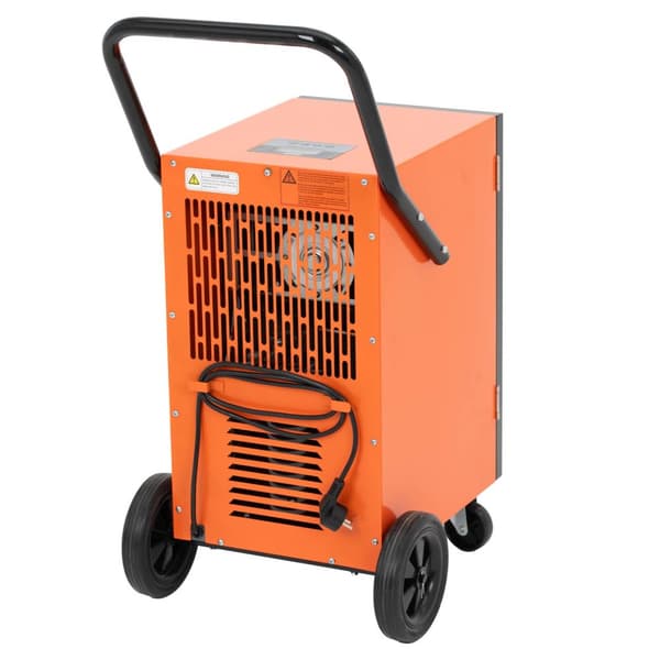MSW - Byggavfuktare - 60 l / 24 h - 75 m² - 600 m³/h - Med handtag och 2 hjul