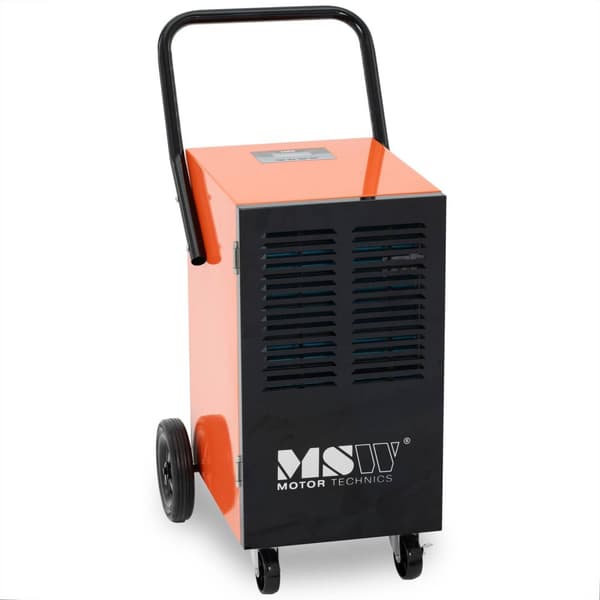 MSW - Byggavfuktare - 60 l / 24 h - 75 m² - 600 m³/h - Med handtag och 2 hjul