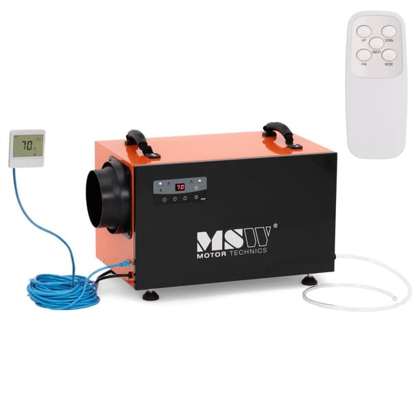 MSW - Avfuktare - 45 l / 24 h - 55 m² - 280 m³/h - För krypgrund
