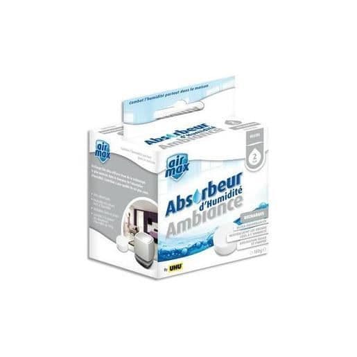 Kartong med 2 refills à 100g för fuktabsorbent 37355. B7,6 x H7,6 x D6,2 cm gråvit.
