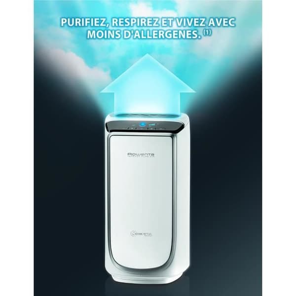 ROWENTA Intense Pure Air Sovrumsluftrenare - NanoCaptur-teknik - 4 filtreringsnivåer