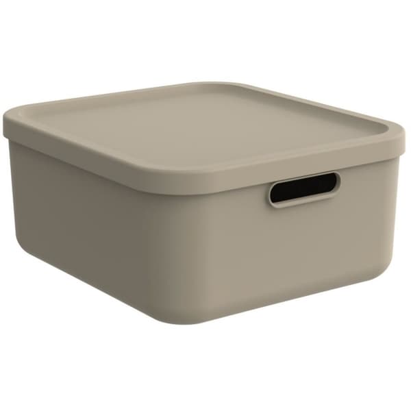 Rotho Albula Decoration Opbevaringsboks 20L Cappuccino