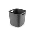 Miniatyrbillede 1 af 2: Curver Softex Opbevaringskurv Terning 15L antracit