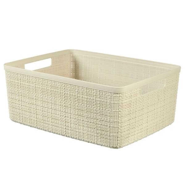 Curver förvaringskorg Jute-Look 12L kräm
