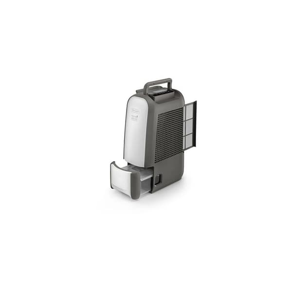 DELONGHI - DNS 80 luftavfuktare - 2,8L kapacitet - Zeolitteknologi - 34dB - Vit/Grå