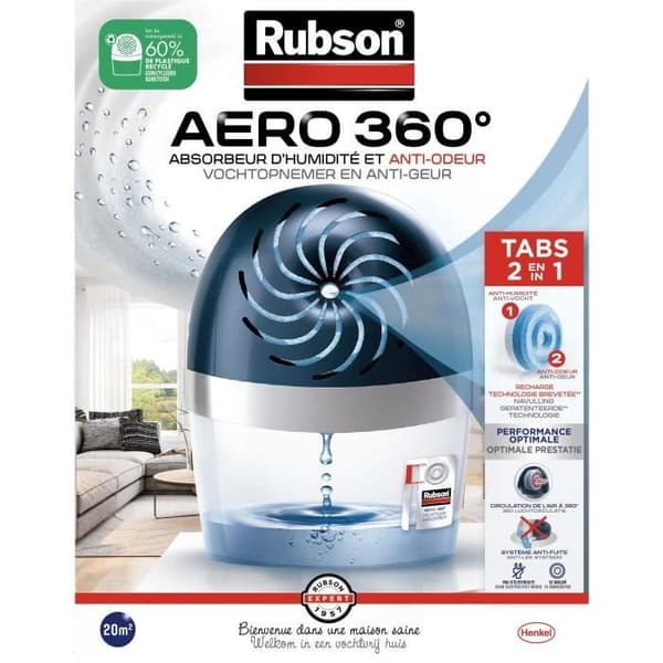 Absorberare - RUBSON - AERO 360 - Enhet - 20m²