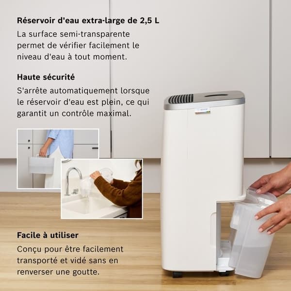 Bosch Dry 4000 - Enkel, Effektiv &amp; Tyst - Luftavfuktaren För Ditt Hem, Perfekt För Ditt Sovrum