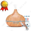 Miniatyrbild 1 av 3: TD® Ultraljudsfjärrkontroll creative wood grain aromatherapy machine home mute sovrum luftfuktare med stor kapacitet