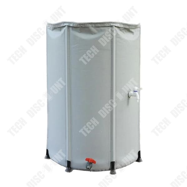 TD Rainwater Harvesting Fat 750L 100x98cm Utomhusfällbar multifunktionell förvaringshink Regnvattenskörd