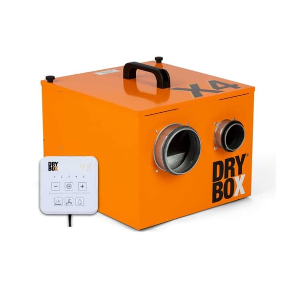 Drybox X4 Sorptionsavfuktare - 250m3 - 19L/dygn m. Styrdisplay
